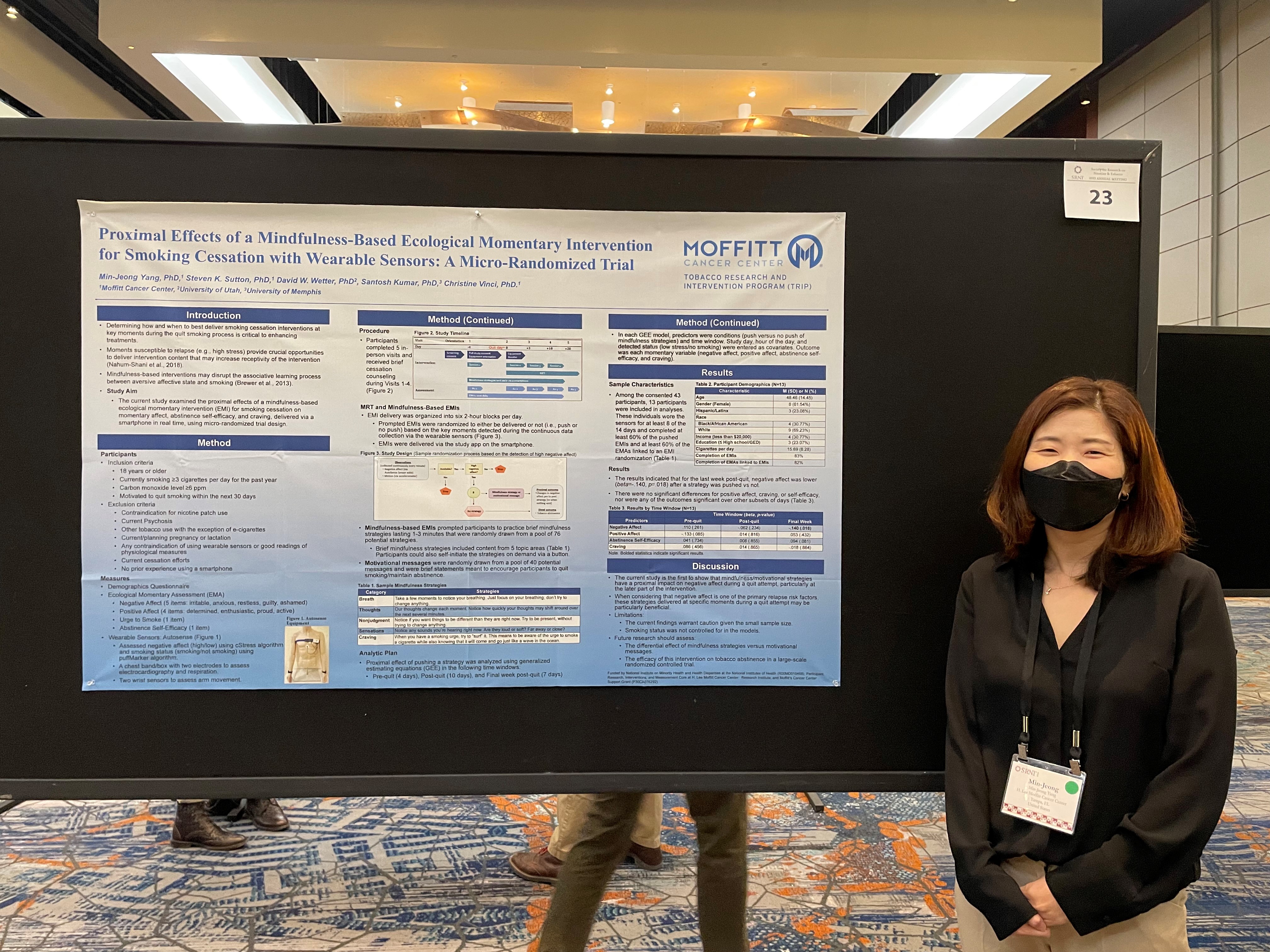 Min-Jeong Yang, Moffitt Scientific Symposium Poster, 2022